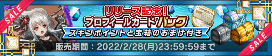 プロフィールカードパック