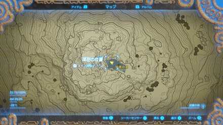 知恵の泉の女神像の場所マップ詳細