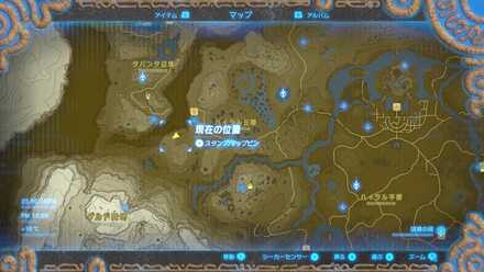 タバンタ大橋付近の騎乗ボコブリンの場所マップ