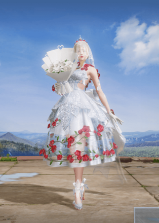 約束の赤い花画像