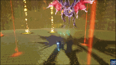 ネクスエアリオの火球ブレス（空中）