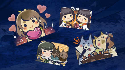 スタンプ「チョコレートセット」