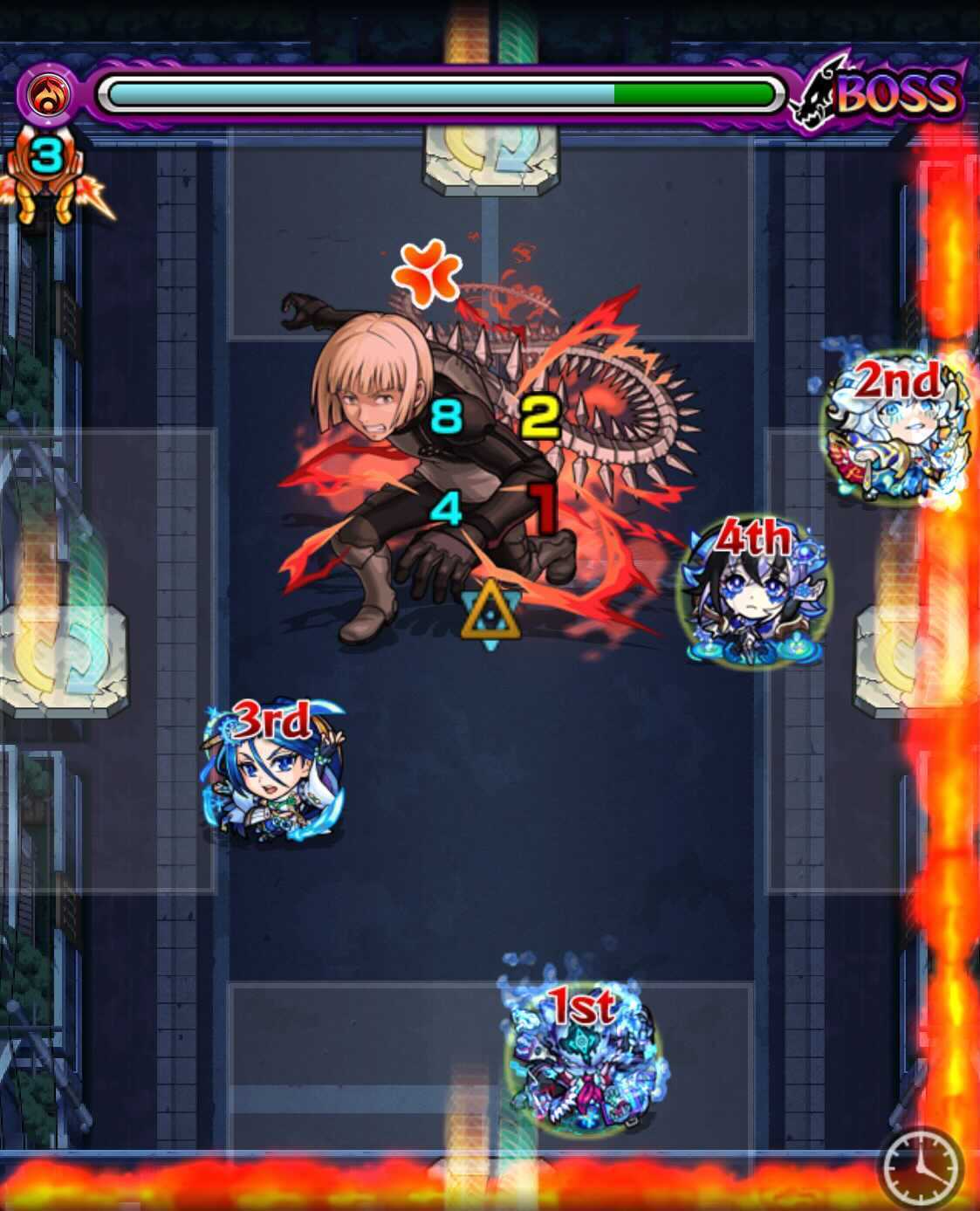 レギンデッツ ボス1 移動後