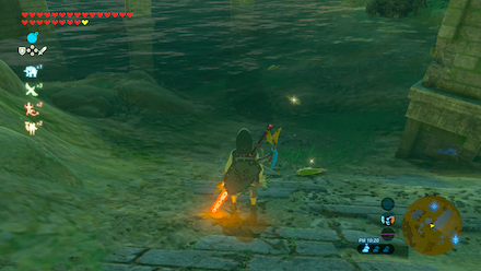 ハイラルバスの場所池の南端