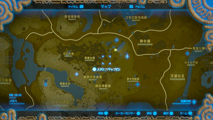 ハイラルバスの場所詳細マップ