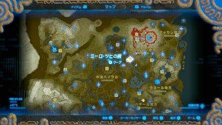 ビリビリマスの場所マップ