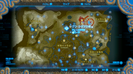 シノビマスの場所マップ