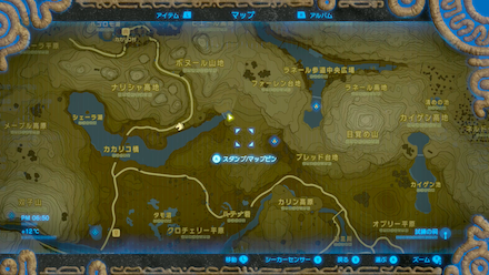 ツルギゴイの場所詳細マップ