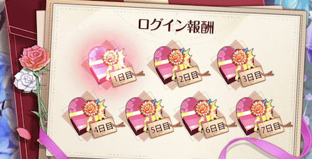 バレンタインイベントログイン