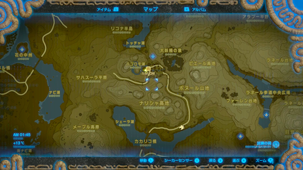 サンケゴイの場所詳細マップ