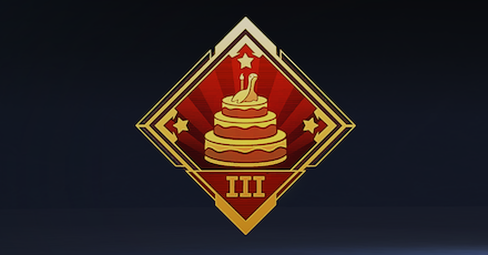 3周年バナーバッジ