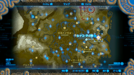 マックスサザエの場所マップ