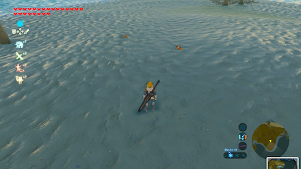 ヨロイガニの場所