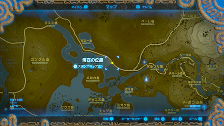 ガンバリガニの場所詳細マップ