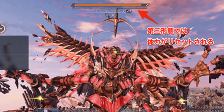 ダークファルスの第3フェーズ突入