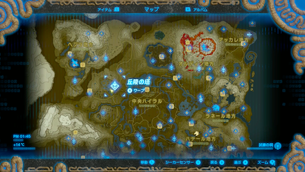 ビリビリアゲハの場所マップ