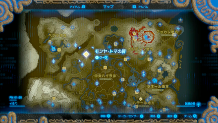 ビリビリアゲハの場所マップ