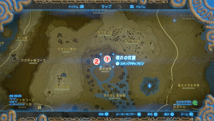 ビリビリアゲハの場所詳細マップ