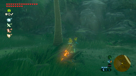 真っ直ぐなヤシ