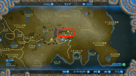 ゴーゴートカゲの場所詳細マップ