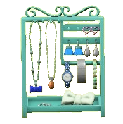 アクセサリースタンドのライトブルーの画像