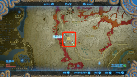 ヒケシトカゲの場所詳細マップ