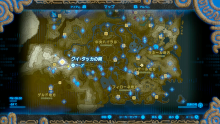 アイスキースの出現場所①マップ