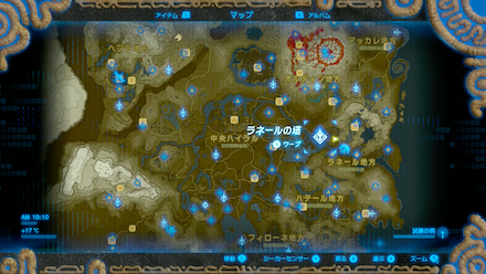 エレキースの出現場所①マップ