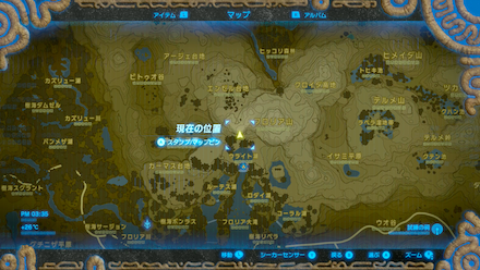 エレキースの出現場所②詳細マップ