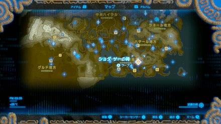 エレキースの出現場所②マップ