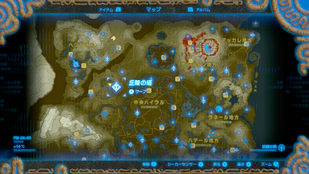 オクタの出現場所①マップ