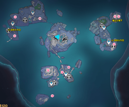 導光の儀式｜場所一覧