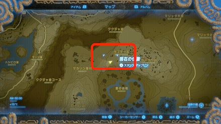 キースの出現場所詳細