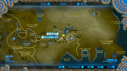 イノシシの出現場所詳細マップ