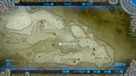 オオカミの出現場所詳細マップ