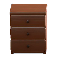 シンプルなチェストのブラウンの画像