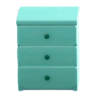 シンプルなチェストのブルーの画像