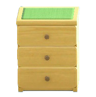 シンプルなチェストのグリーンの画像