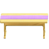 シンプルなテーブルのパープルの画像