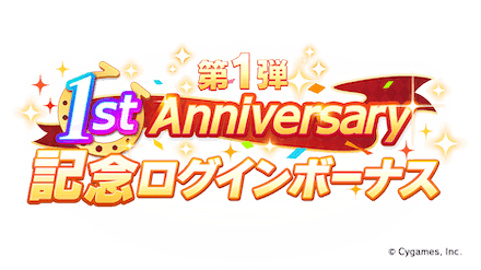 アニバログインボーナス