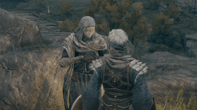 関門前の廃墟にある地下