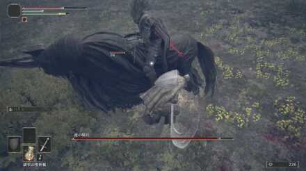 馬に乗っての攻撃