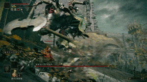 竜巻3連→ゴロゴロジャンプ振り下ろし