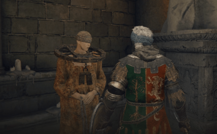 聖職者コリンの実際の場所