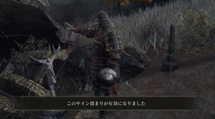 サイン溜まり解放