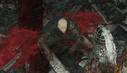 「海岸の洞窟」南東にいる放浪商人の場所