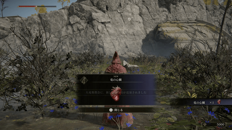 竜のボスを倒すとドロップする