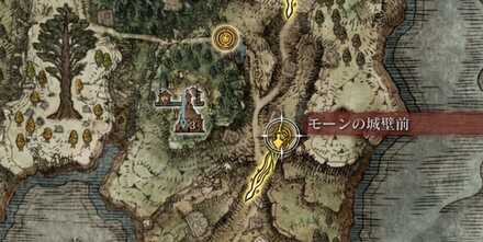 モーンの城壁前マップ