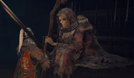 ゴドリック撃破後に円卓でエンヤと話す