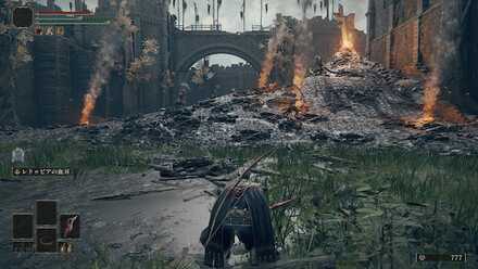 モーンの城内部は敵を無視して走り抜ける